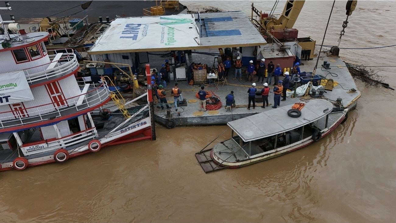 Resgate de embarcação em Humaitá, Amazonas